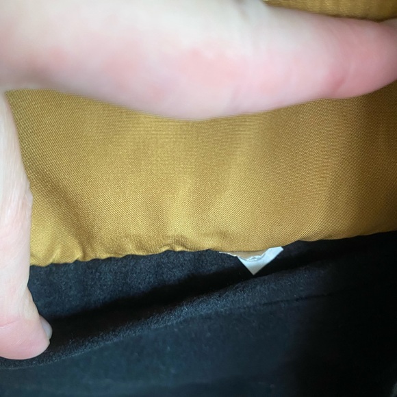 NWT Who What Wear Brown and Black Colorblock Double Breasted Peacoat-Size XS - Picture 6 of 8